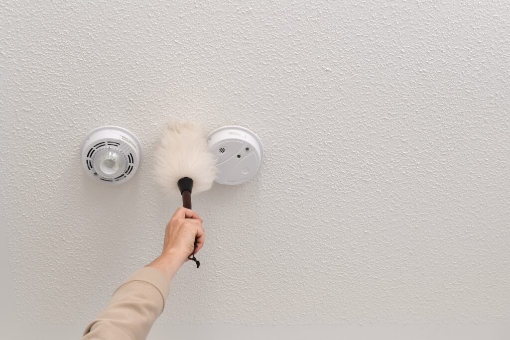 maintenance for smoke detectors in the house