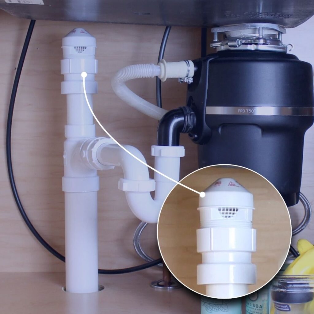 kitchen sink mechanical vent