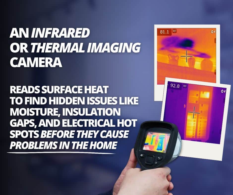 how thermal camera for home inspection works